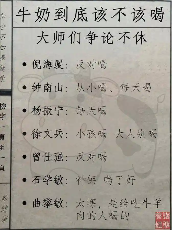 牛奶是救命水还是隐形杀手？七位专家激烈交锋！
