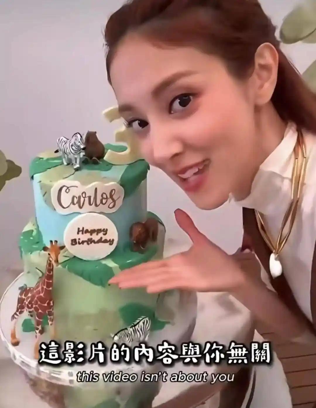 陈凯琳晒儿子生日短片,高颜值小帅哥秒杀全场!