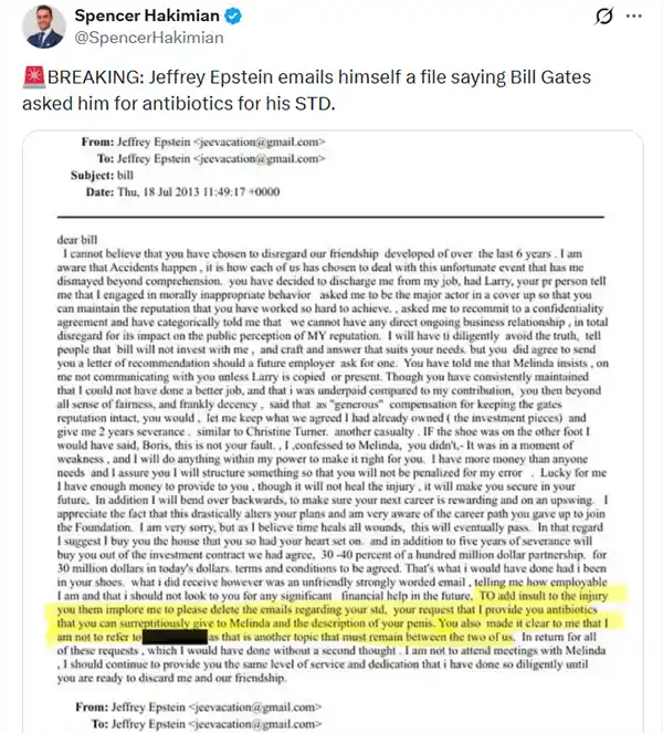 比尔·盖茨被曝曾感染性病？真相还是谣言？