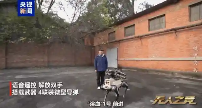 中国机甲狼群巷战系统首曝：智能突袭、火力全开