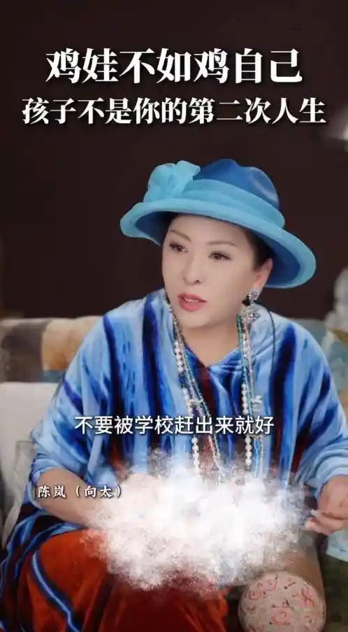 向太陈岚:不求儿子第一,只盼别被学校请出门